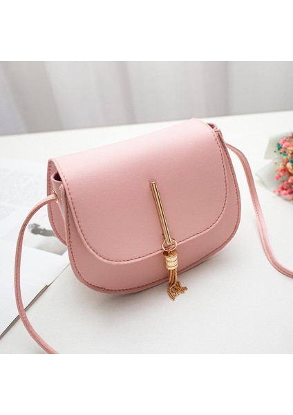 Pembe Tarzı Fashion Tassel Women Crossbody Bag Pu Leather Small Flap Messenger Bag For Ladies Sling Bag Mobile Phone Wallet Handbags Bolsa (Yurt Dışından)