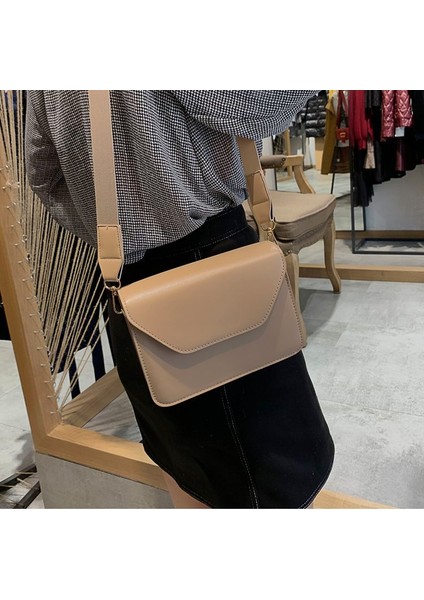 Siyah Stil Fashion Flap Crossbody Bags For Women Pu Leather Small Square Bag Tote Casual Female Shoulder Bags Womne's Handbag Travel Totes (Yurt Dışından) indirimleri