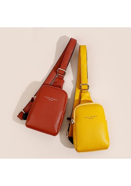 Siyah Stil New Women's Chest Pack Bag Hip Hop Banana Belt Bag Mini High Crossbody Bags Female Pu Leather Waist Bags Purse Pocket (Yurt Dışından) modelleri
