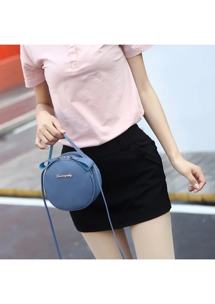 Gri Tarzı Alışveriş Merkezi Dairesel Çanta Yeni Moda Tek Omuz Slung Cep Telefonu Bayan Çanta Kadın Crossbody Messenger Çanta Leopar (Yurt Dışından) fırsatları