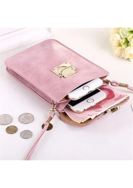 Tip 4 Yeşil Stil Kadın Deri Messenger Çanta Mini Cep Cep Telefonu Kılıfı Öğrenci Crossbody Kılıf Debriyaj Çanta Cüzdan Kız Küçük Omuz Çantası Çanta (Yurt Dışından) modelleri