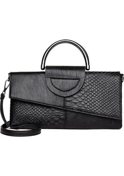 Bordo Tarzı 30X4X17 cm Smooza Yeni Moda Timsah Desenli Gün Debriyaj Bayan Deri Çanta Bir Omuz Crossbody Çanta Yumuşak Siyah Kadın Çanta (Yurt Dışından) fiyatları
