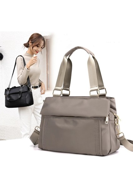 Gri Stil 2022 Yeni Kadın Omuz Çantaları Üst Saplı Çantalar Yüksek Li Naylon Bayanlar Eğlence Kılıfları Crossbody Çanta Kadın Çantaları Bolsas (Yurt Dışından) fiyatları