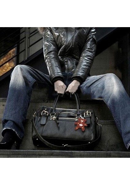B Siyah Stil Women's Handbag Vintage Belt Bear Big Tote Female Shoulder Bag Messenger Casual Bag Luxury Leather Crossbody Bags Ladies (Yurt Dışından) indirimleri