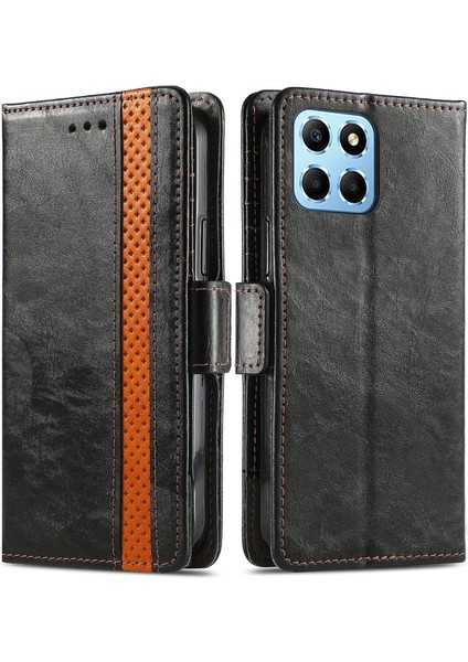 Honor X8 5g Cüzdan Kılıfı, Kart Tutuculu Pu Deri Flip Kılıf Rfıd Engelleme Kickstand Telefon Kapağı (Yurt Dışından)
