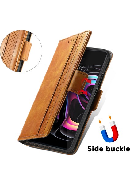 Motorola Edge 20 Pro Cüzdan Kılıfı, Kart Tutuculu Pu Deri Flip Kılıf Rfıd Engelleme Kickstand Telefon Kapağı (Yurt Dışından) fırsatları