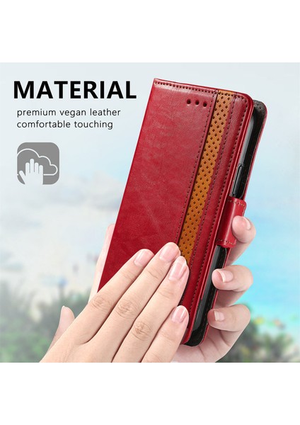 Motorola Edge 20 Pro Cüzdan Kılıfı, Kart Tutuculu Pu Deri Flip Kılıf Rfıd Engelleme Kickstand Telefon Kapağı (Yurt Dışından) modelleri