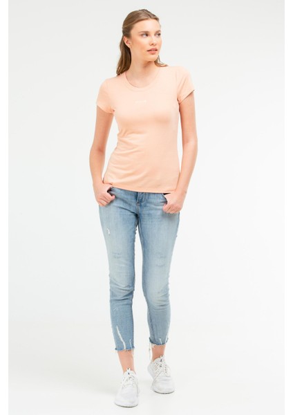 Somon Slim Fit Düz Modal O Yaka Kısa Kol Kadın Tişört - SF0601 fiyatları