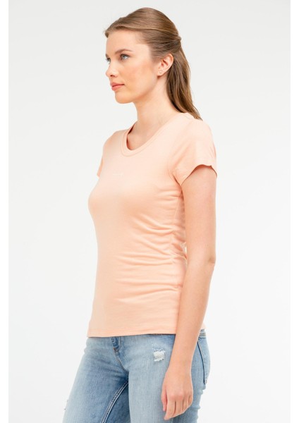 Somon Slim Fit Düz Modal O Yaka Kısa Kol Kadın Tişört - SF0601 fırsatları
