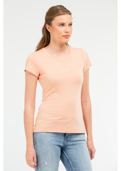 Somon Slim Fit Düz Modal O Yaka Kısa Kol Kadın Tişört - SF0601 indirimleri