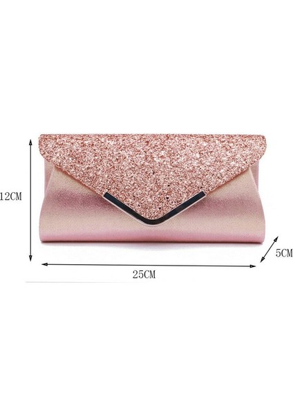 Lacivert Tarzı Noenname Kadın Glitter Pırıltılı Zarf Bayanlar Sequins Akşam Partisi Balo Akıllı Jane Debriyaj Çanta Çanta (Yurt Dışından) indirimleri