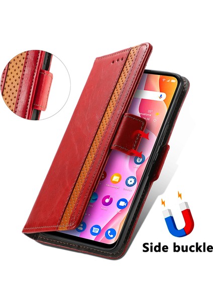 SZY Mall Tcl 10L Cüzdan Kılıfı, Kart Tutuculu Pu Deri Flip Kılıf Rfıd Engelleme Kickstand Telefon Kapağı (Yurt Dışından)