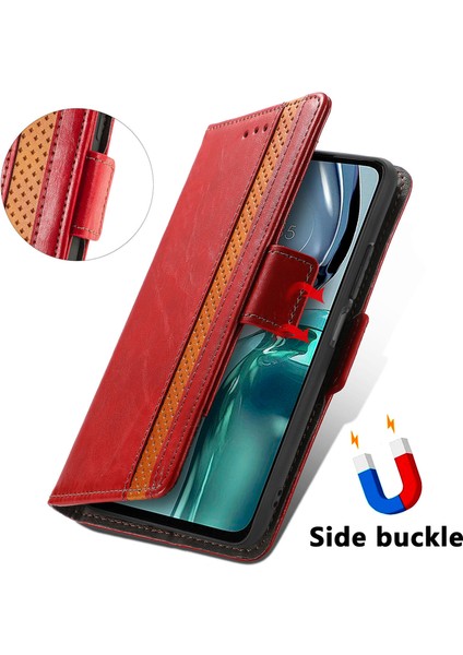 Motorola Moto G62 Cüzdan Kılıfı, Kart Tutuculu Pu Deri Flip Kılıf Rfıd Engelleme Kickstand Telefon Kapağı (Yurt Dışından) modelleri