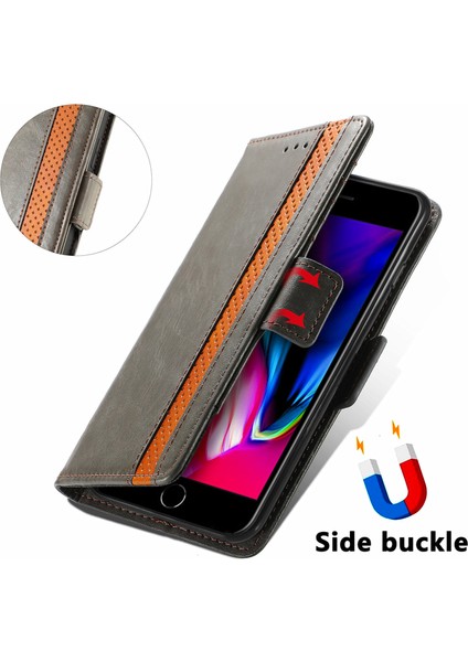 Apple iPhone 7 Plus/8 Plus Cüzdan Kılıfı, Kart Tutuculu Pu Deri Flip Kılıf Rfıd Engelleme Kickstand Telefon Kapağı (Yurt Dışından) fırsatları