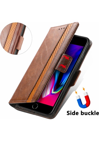 Apple iPhone 7 Plus/8 Plus Cüzdan Kılıfı, Kart Tutuculu Pu Deri Flip Kılıf Rfıd Engelleme Kickstand Telefon Kapağı (Yurt Dışından) fırsatları