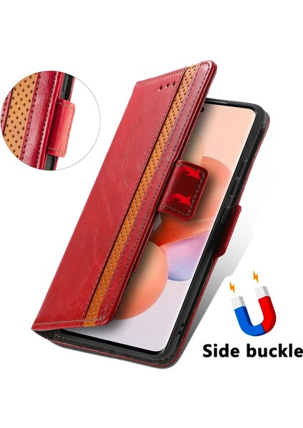 Xiaomi 12 Cüzdan Kılıfı, Kart Tutuculu Pu Deri Flip Kılıf Rfıd Engelleme Kickstand Telefon Kapağı (Yurt Dışından)