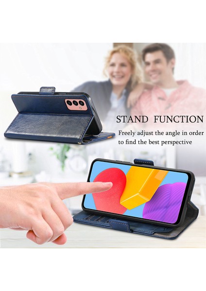 Samsung Galaxy M13 4g Cüzdan Kılıfı, Kart Tutuculu Pu Deri Flip Kılıf Rfıd Engelleme Kickstand Telefon Kapağı (Yurt Dışından) fırsatları