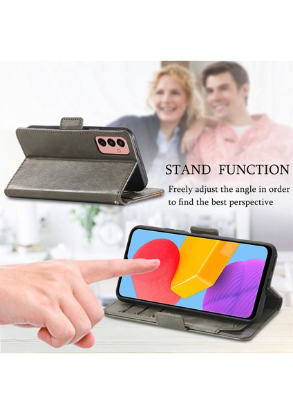 Samsung Galaxy M13 4g Cüzdan Kılıfı, Kart Tutuculu Pu Deri Flip Kılıf Rfıd Engelleme Kickstand Telefon Kapağı (Yurt Dışından) fırsatları