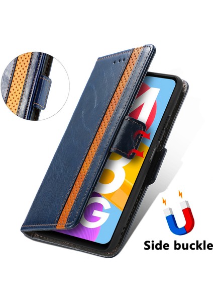 Samsung Galaxy M13 5g Cüzdan Kılıfı, Kart Tutuculu Pu Deri Flip Kılıf Rfıd Engelleme Kickstand Telefon Kapağı (Yurt Dışından)