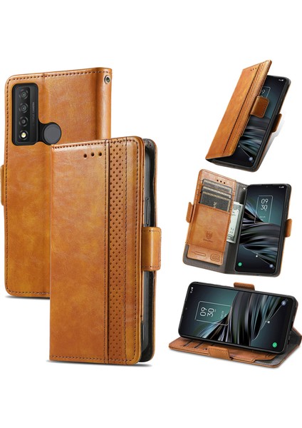 Tcl 20 Xe Cüzdan Kılıfı, Kart Tutuculu Pu Deri Flip Kılıf Rfıd Engelleme Kickstand Telefon Kapağı (Yurt Dışından)