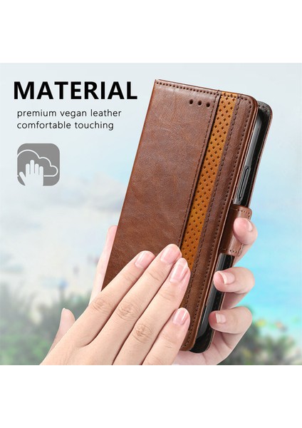 Motorola Edge 20 Lite Cüzdan Kılıfı, Kart Tutuculu Pu Deri Flip Kılıf Rfıd Engelleme Kickstand Telefon Kapağı (Yurt Dışından) fiyatları