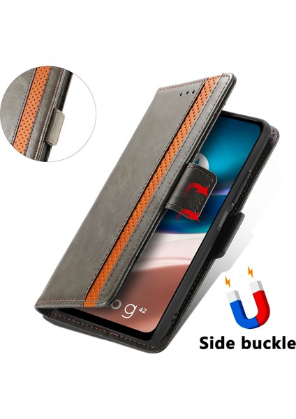 Motorola Moto G42 Cüzdan Kılıfı, Kart Tutuculu Pu Deri Flip Kılıf Rfıd Engelleme Kickstand Telefon Kapağı (Yurt Dışından) modelleri