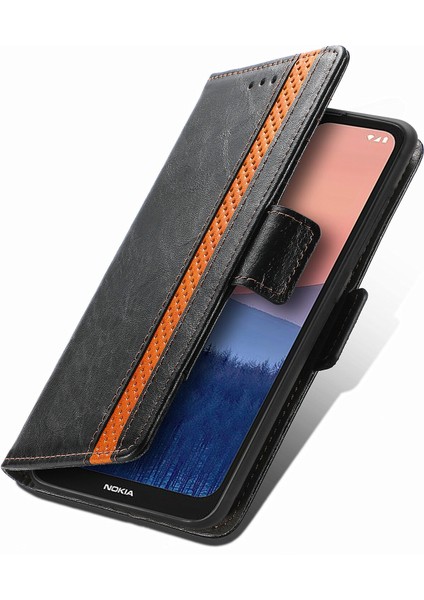 Nokia C21 Cüzdan Kılıfı, Kart Tutuculu Pu Deri Flip Kılıf Rfıd Engelleme Kickstand Telefon Kapağı (Yurt Dışından) fırsatları