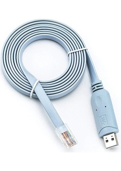 USB 2.0 Cisco Router RJ45 Konsol Kablosu USB To RJ45 Kablo 1.8m