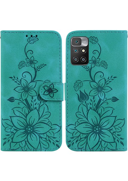 Xiaomi Redmi 10 4g Kabartmalı Lily Cüzdan Kılıfı ile Uyumlu, Kart Tutuculu Pu Deri Kapaklı (Yurt Dışından) indirimleri