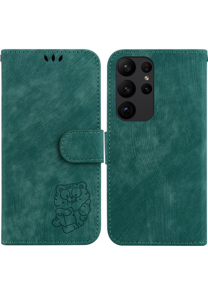 Samsung Galaxy S23 Ultra 5g Kabartmalı Sevimli Kaplan Flip Folyo Cüzdan Kılıf Kart Cebi Tutucu Kapak (Yurt Dışından) indirimleri