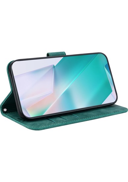 Oppo Reno 5 Pro Plus 5g Kabartmalı Sevimli Kaplan Flip Folyo Cüzdan Kılıf Kart Cebi Tutucu Kapak (Yurt Dışından)