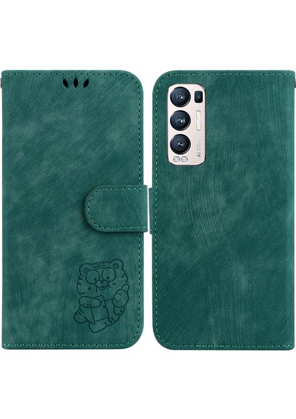 Oppo Reno 5 Pro Plus 5g Kabartmalı Sevimli Kaplan Flip Folyo Cüzdan Kılıf Kart Cebi Tutucu Kapak (Yurt Dışından) indirimleri