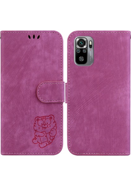 Xiaomi Redmi Note 10 4g Kabartmalı Sevimli Kaplan Flip Folyo Cüzdan Kılıf Kart Cebi Tutucu Kapak (Yurt Dışından) indirimleri