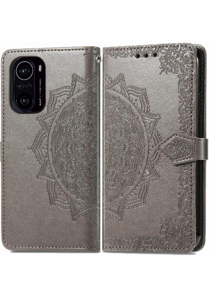Redmi Için Kılıf K40/K40 Pro Kapak Kapak Darbeye Deri Kılıf Basit (Yurt Dışından)