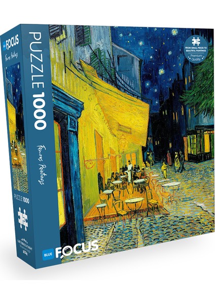 1000 Parça Puzzle - Café Terrace At Nıght (Kafe Terasta Gece)