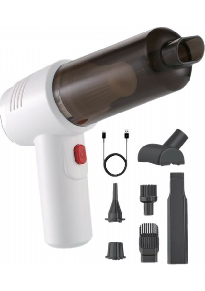 Carub Oto Araç Süpürgesi 45 Watt Şarjlı Lüx