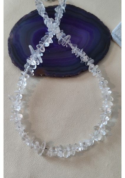 Kristal Kuvars Kırıktaş Doğaltaş Kolye fiyatları