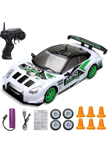 2.4g Drift Rc Araba 4WD Rc Drift Araba Oyuncak Uzaktan Kumanda Gtr Modeli AE86 Araç Araba Rc Araba Yarışı Oyuncak Çocuklar Için Noel Hediyeleri (Yurt Dışından)