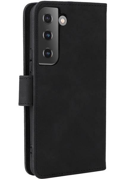 Samsung Galaxy S22 Için Kılıf Tam Koruma Deri Folio Flip Case Kart (Yurt Dışından)