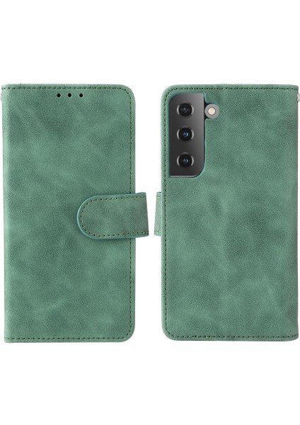 Samsung Galaxy S22 Için Kılıf Tam Koruma Deri Folio Flip Case Kart (Yurt Dışından)