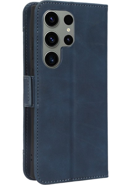 Samsung Galaxy S23 Ultra ile Uyumlu Kickstand Koruyucu, Kredi Kartı Tutacağı Pu Deri Darbeye Dayanıklı Telefon Kılıfı (Yurt Dışından) indirimleri