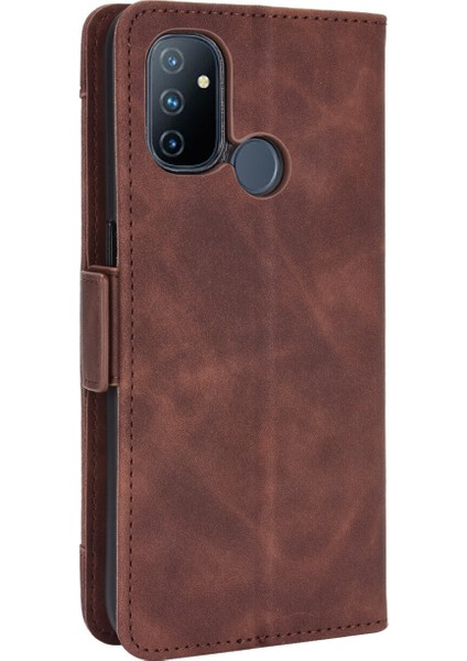 Oneplus Nord N100 ile Uyumlu Kickstand Koruyucu, Kredi Kartı Tutacağı Pu Deri Darbeye Dayanıklı Telefon Kılıfı (Yurt Dışından) indirimleri