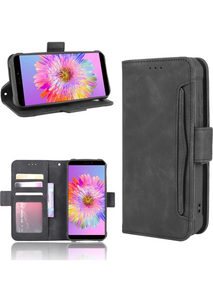 Oukitel Wp5 ile Uyumlu Kickstand Koruyucu, Kredi Kartı Tutacağı Pu Deri Darbeye Dayanıklı Telefon Kılıfı (Yurt Dışından) fırsatları