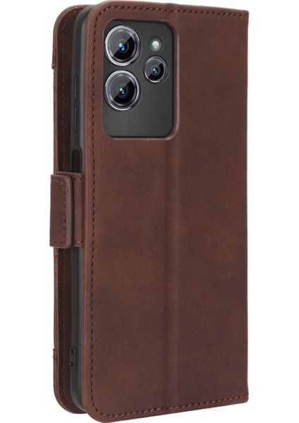 Oukitel C32 ile Uyumlu Kickstand Koruyucu, Kredi Kartı Tutacağı Pu Deri Darbeye Dayanıklı Telefon Kılıfı (Yurt Dışından) indirimleri