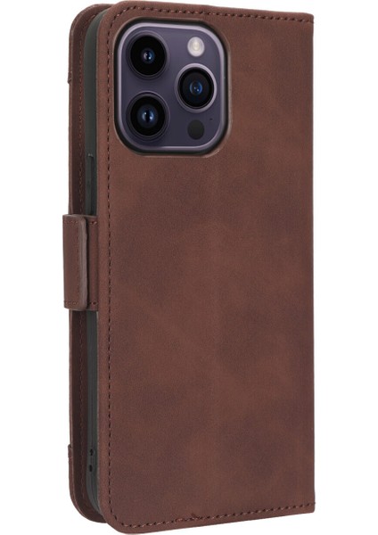 iPhone 14 Pro ile Uyumlu Kickstand Koruyucu, Kredi Kartı Tutacağı Pu Deri Darbeye Dayanıklı Telefon Kılıfı (Yurt Dışından) indirimleri