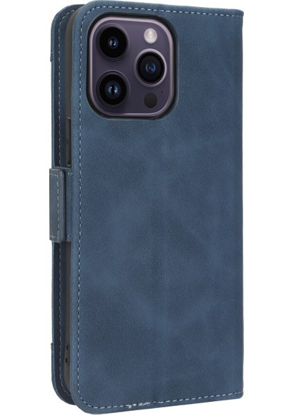 iPhone 14 Pro ile Uyumlu Kickstand Koruyucu, Kredi Kartı Tutacağı Pu Deri Darbeye Dayanıklı Telefon Kılıfı (Yurt Dışından) indirimleri