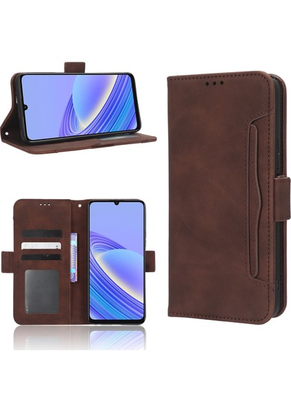 Tcl 40 Se ile Uyumlu Kickstand Koruyucu, Kredi Kartı Tutacağı Pu Deri Darbeye Dayanıklı Telefon Kılıfı (Yurt Dışından) fırsatları