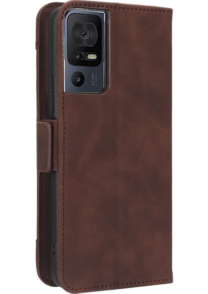 Tcl 40 Se ile Uyumlu Kickstand Koruyucu, Kredi Kartı Tutacağı Pu Deri Darbeye Dayanıklı Telefon Kılıfı (Yurt Dışından) indirimleri