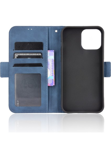 iPhone 15 Pro Max ile Uyumlu Kickstand Koruyucu, Kredi Kartı Tutacağı Pu Deri Darbeye Dayanıklı Telefon Kılıfı (Yurt Dışından) fırsatları