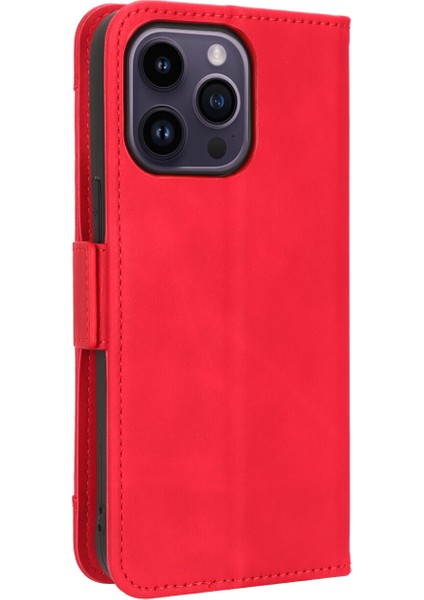 iPhone 14 Pro ile Uyumlu Kickstand Koruyucu, Kredi Kartı Tutacağı Pu Deri Darbeye Dayanıklı Telefon Kılıfı (Yurt Dışından) indirimleri